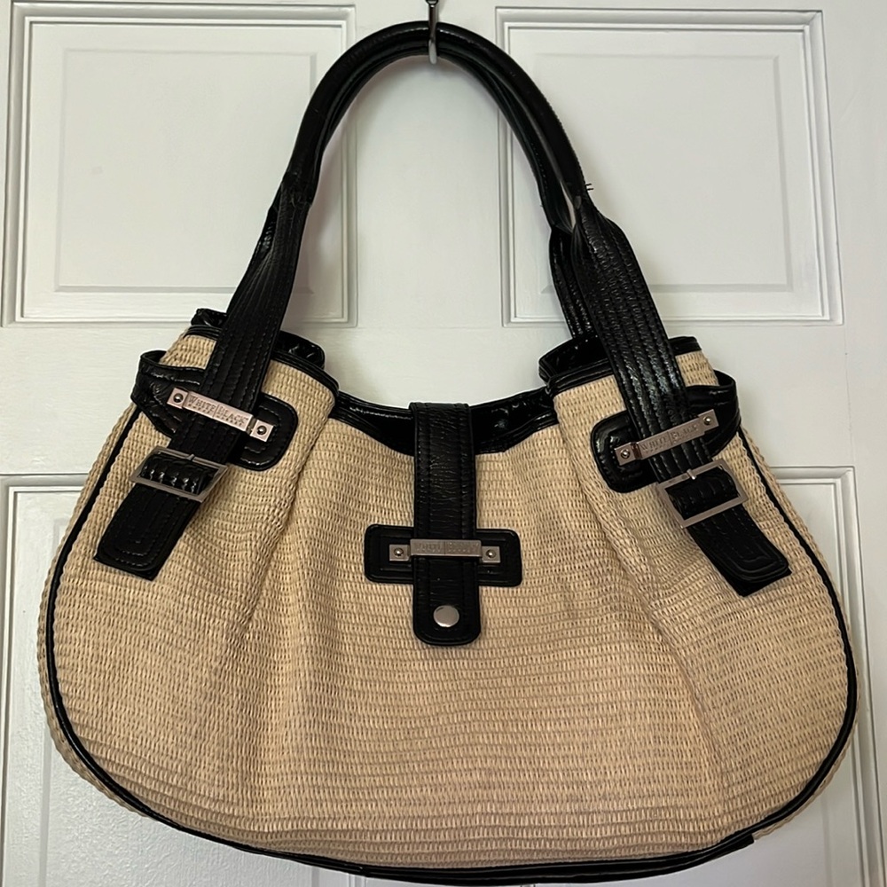 Black Market White House straw purse